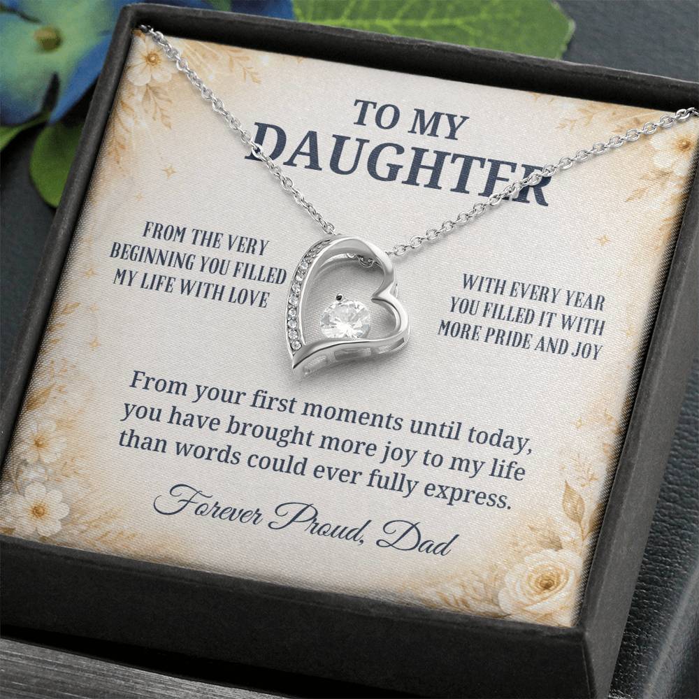 C6 - From The Very Beginning You Filled My Life With Love Pride And Joy - Forever Love Necklace