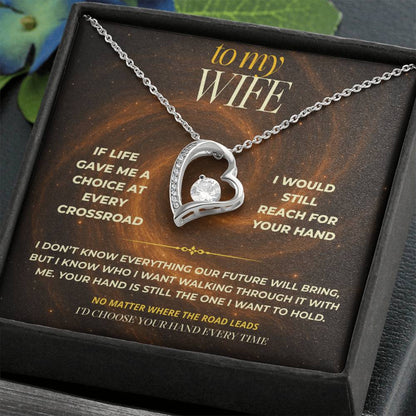 S147 - I’d Choose Your Hand Every Time – Forever Love Necklace From Husband