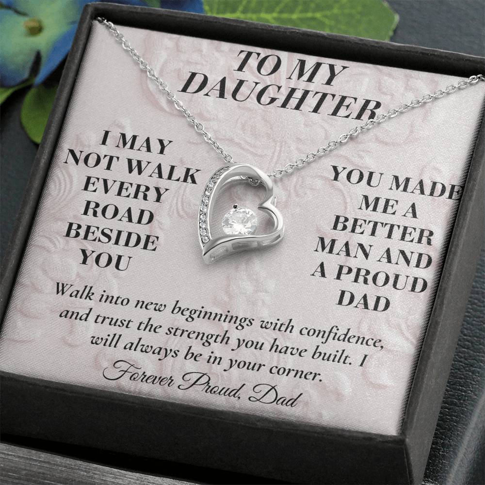 C199 - The Greatest Gift Life Gave Me Was The Chance To Love You As Your Dad - Forever Love Necklace