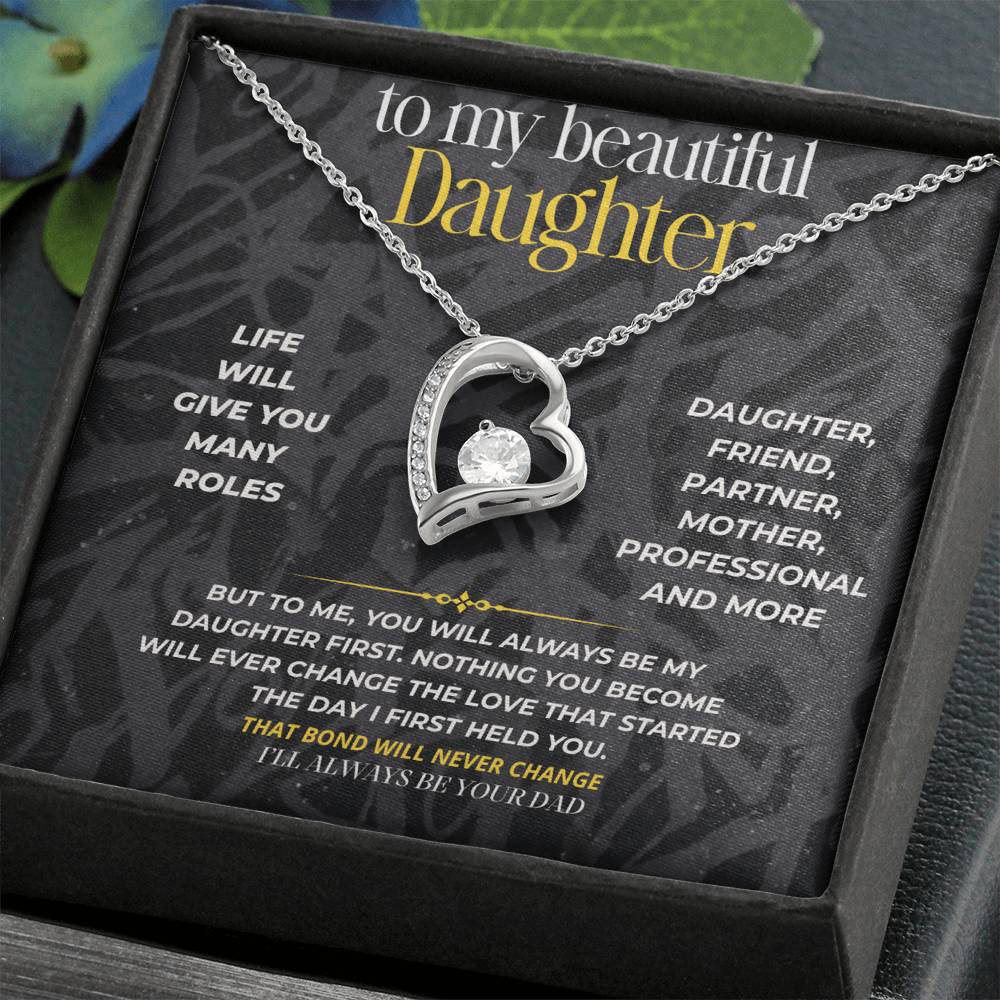 S280 - I’ll Always Be Your Dad Before Anything Else – Forever Love Necklace From Dad