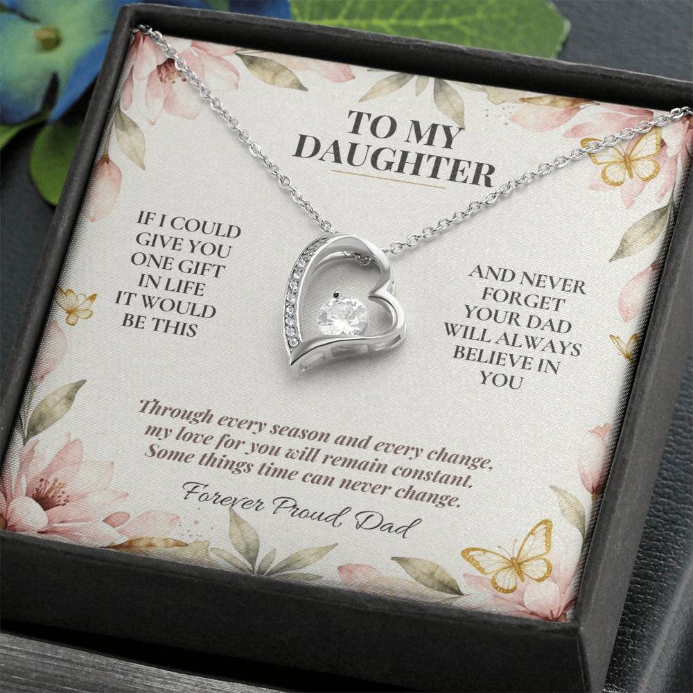 C103 - If I Could Give You One Gift It Would Be To See Yourself Through My Eyes - Forever Love Necklace