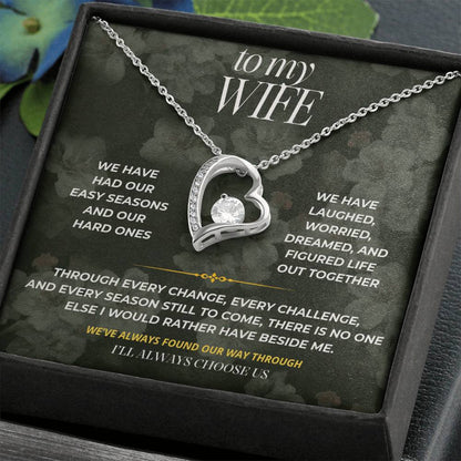 S84 - Through Every Season Of Life – Forever Love Necklace From Husband