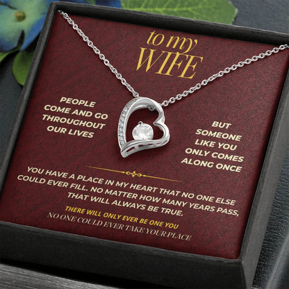 S119 - No One Could Ever Take Your Place – Forever Love Necklace From Husband