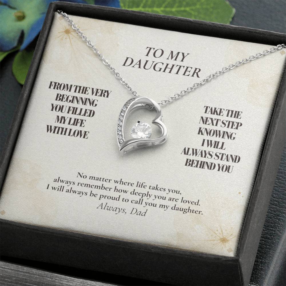 C106 - From The Very Beginning You Filled My Life With Love Pride And Joy - Forever Love Necklace