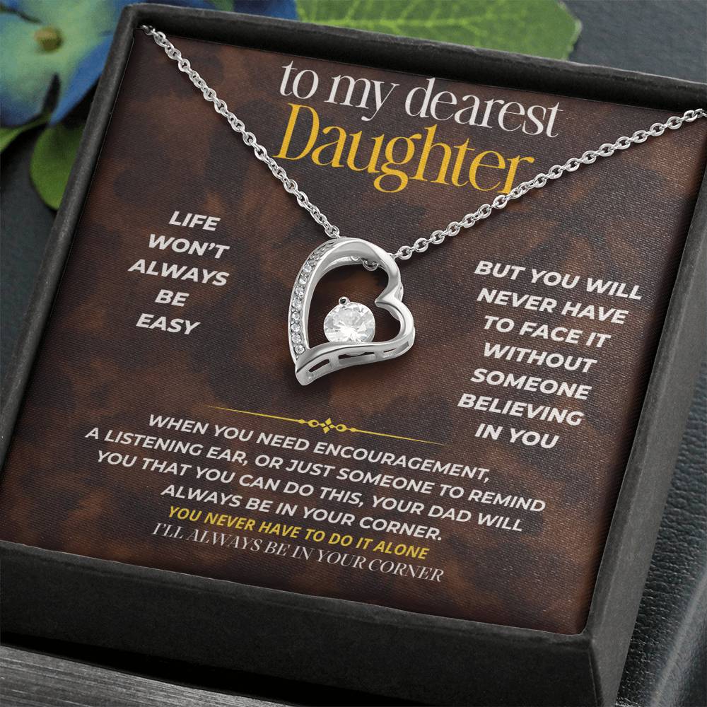 S252 - I’ll Always Be In Your Corner – Forever Love Necklace From Dad