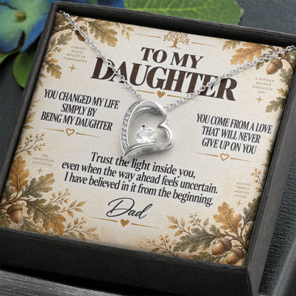 C220 - You Made Me A Better Man Simply By Giving Me The Honor Of Being Your Dad - Forever Love Necklace