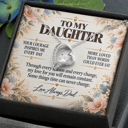 C248 - Your Story Is Only Beginning And I Will Always Be Proud To Watch You Write Every Chapter - Forever Love Necklace