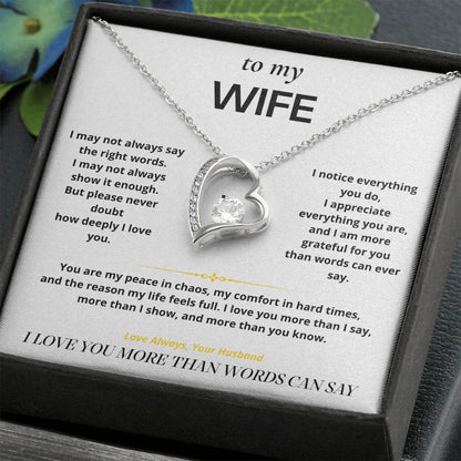 S6 - Things I Don't Say Enough – Forever Love Necklace From Husband