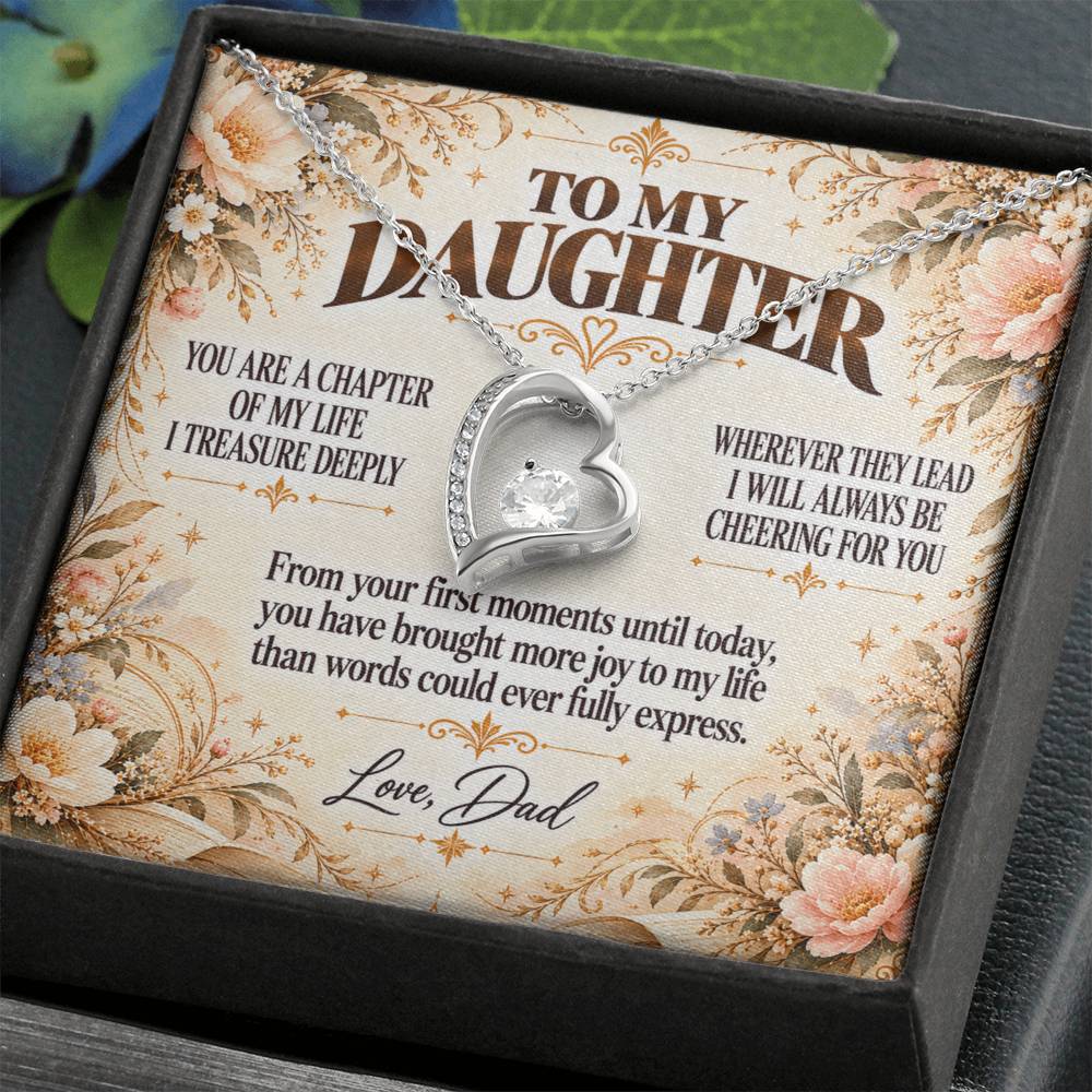 C387 - You Do Not Have To Be Perfect To Make Me Proud You Only Have To Be Yourself - Forever Love Necklace