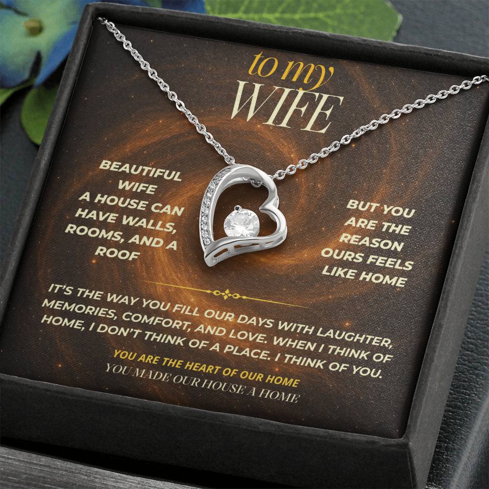 S141 - You Made Our House A Home – Forever Love Necklace From Husband