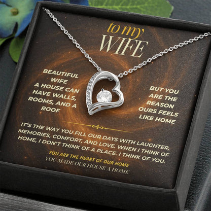 S141 - You Made Our House A Home – Forever Love Necklace From Husband