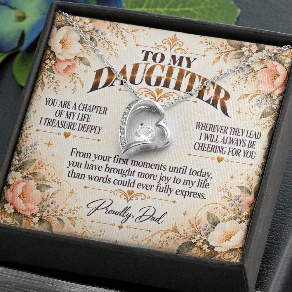 C462 - You Are The Beautiful Chapter Of My Life I Will Always Read With Pride - Forever Love Necklace