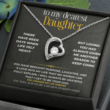 S229 - You Are My Reason To Keep Going – Forever Love Necklace From Dad