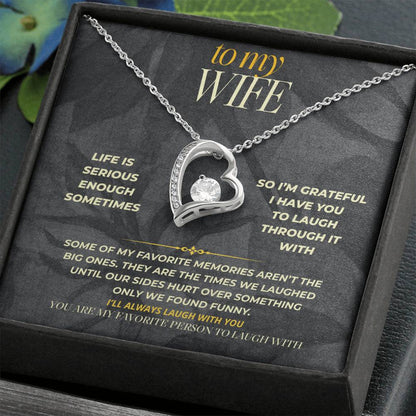 S155 - You Are Worth Every Difficult Day – Forever Love Necklace From Husband