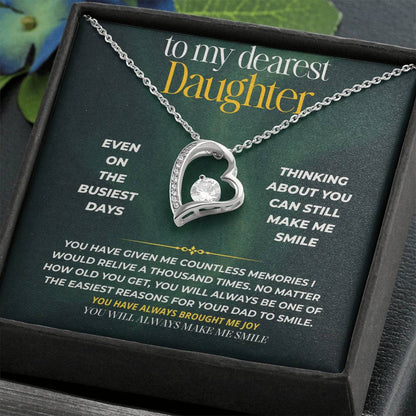 S245 - You Are My Forever Reason To Smile – Forever Love Necklace From Dad