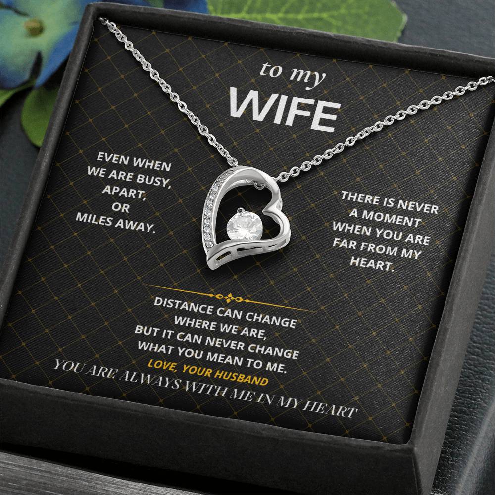 S69 - Always In My Heart – Forever Love Necklace From Husband
