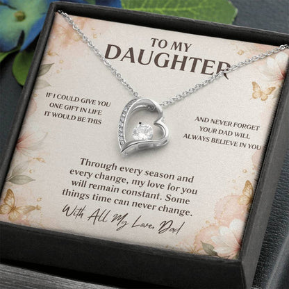C53 - If I Could Give You One Gift It Would Be To See Yourself Through My Eyes - Forever Love Necklace