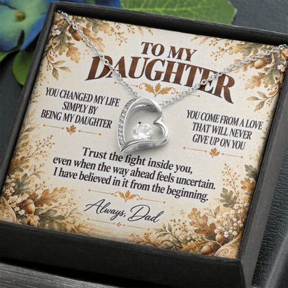 C370 - You Made Me A Better Man Simply By Giving Me The Honor Of Being Your Dad - Forever Love Necklace