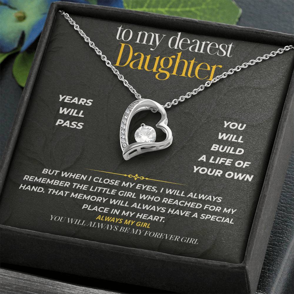 S223 - You Are My Forever Girl – Forever Love Necklace From Dad