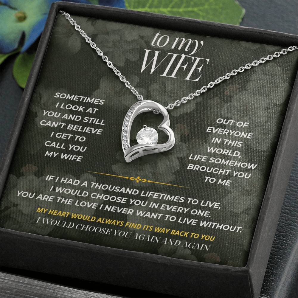 S78 - I Still Get To Call You Mine – Forever Love Necklace From Husband