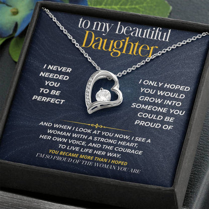 S276 - You Are The Woman I Always Hoped You’d Become – Forever Love Necklace From Dad
