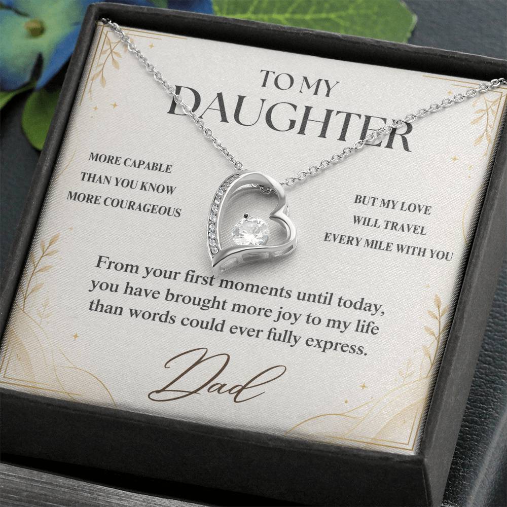 C92 - You Have A Heart Worth Protecting A Voice Worth Using And Dreams Worth Chasing - Forever Love Necklace