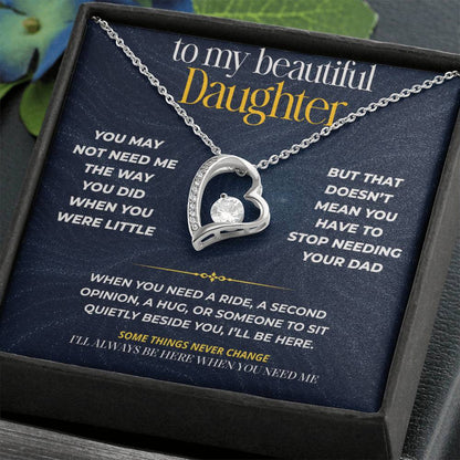 S271 - I’ll Always Be There When You Need A Dad – Forever Love Necklace From Dad