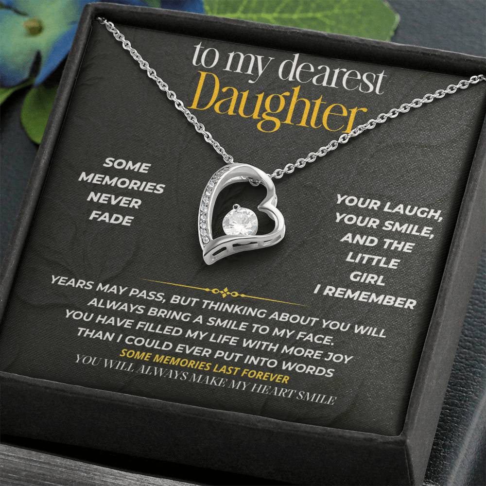 S213 - You Will Always Make My Heart Smile – Forever Love Necklace From Dad