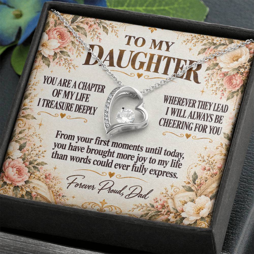 C287 - You Do Not Have To Be Perfect To Make Me Proud You Only Have To Be Yourself - Forever Love Necklace