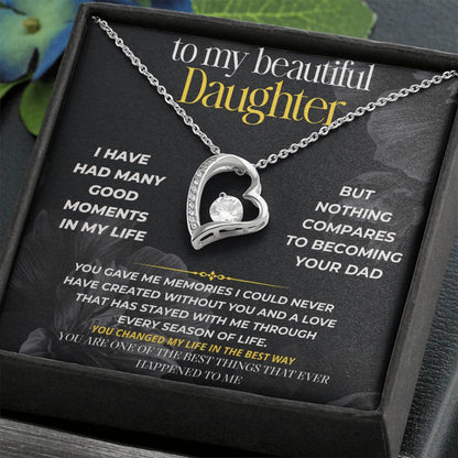 S289 - You Are One Of The Best Things That Ever Happened To Me – Forever Love Necklace From Dad