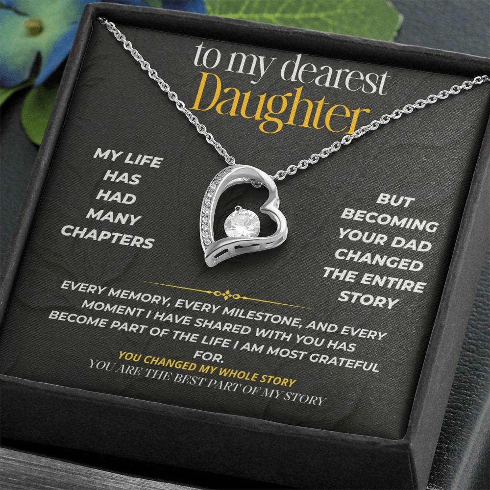 S233 - You Are The Best Part Of My Story – Forever Love Necklace From Dad