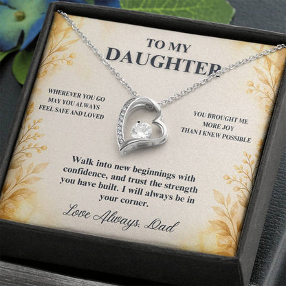 C64 - My Love Will Be Your Quiet Home Wherever Your Journey Takes You - Forever Love Necklace