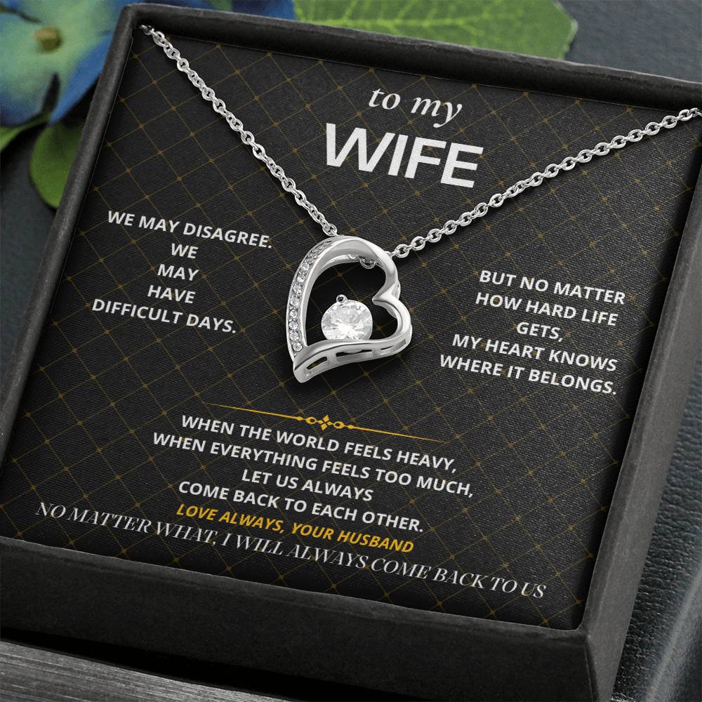 S58 - Always Come Back To Us – Forever Love Necklace From Husband