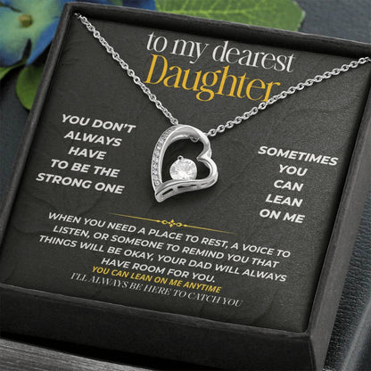 S238 - I’ll Always Be The Shoulder You Can Lean On – Forever Love Necklace From Dad