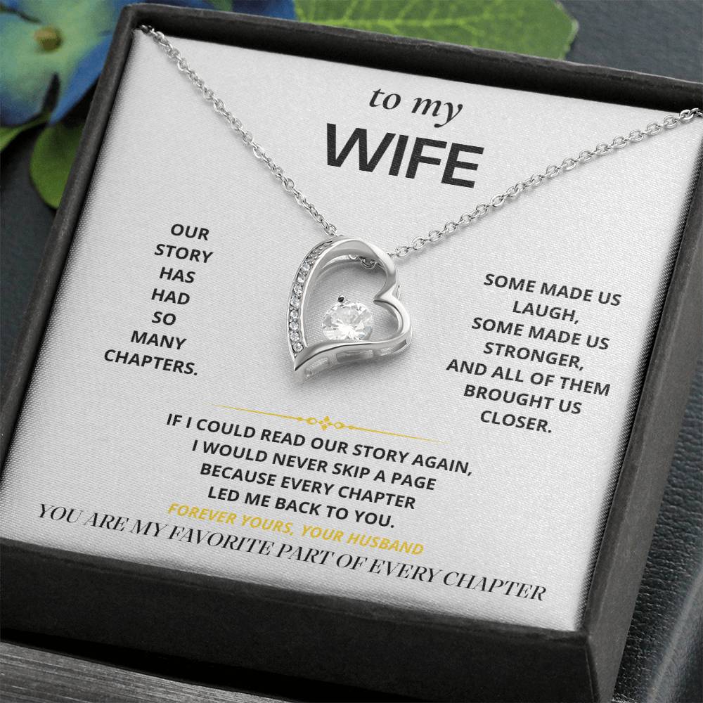S23 - Every Chapter With You – Forever Love Necklace From Husband