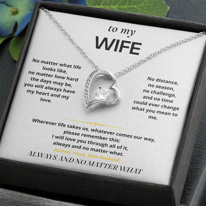S12 - Always And No Matter What – Forever Love Necklace From Husband