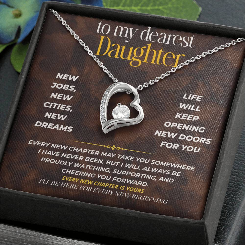 S255 - I’ll Be Here For Every New Beginning – Forever Love Necklace From Dad