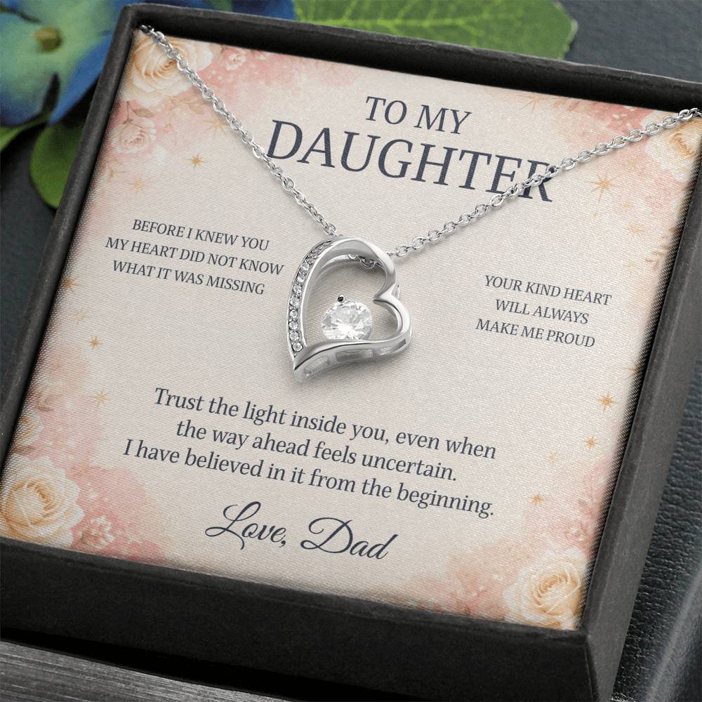 C75 - You Are A Dream I Never Knew My Heart Was Waiting To Love So Deeply - Forever Love Necklace