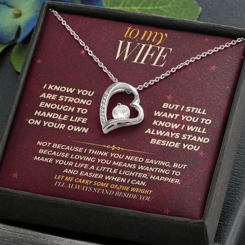 S171 - You Are The Woman I Want To Protect And Love – Forever Love Necklace From Husband