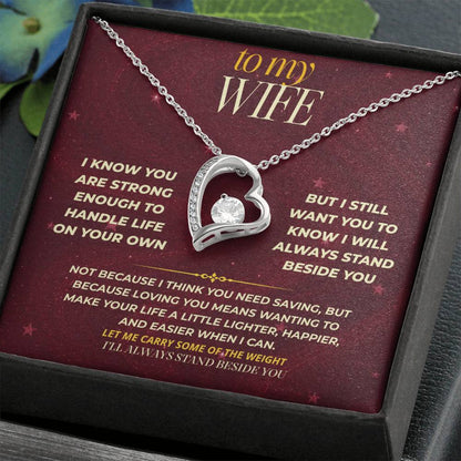 S171 - You Are The Woman I Want To Protect And Love – Forever Love Necklace From Husband