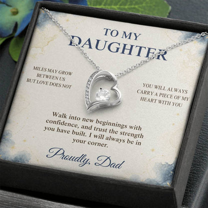 C94 - The Love Between A Father And Daughter Becomes A Legacy That Lives Beyond Every Season - Forever Love Necklace