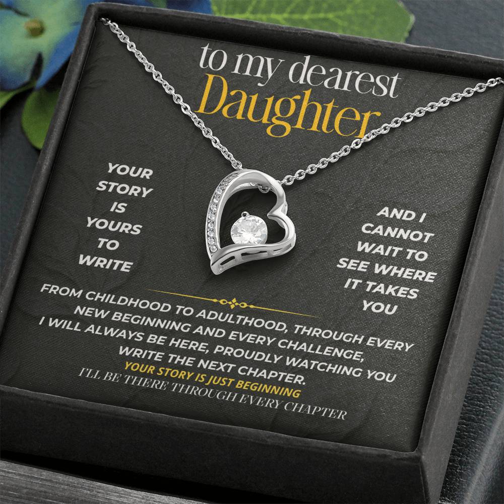 S214 - I’ll Be There Through Every Chapter – Forever Love Necklace From Dad