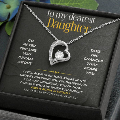 S208 - Wherever You Go, I’ll Be Cheering For You – Forever Love Necklace From Dad