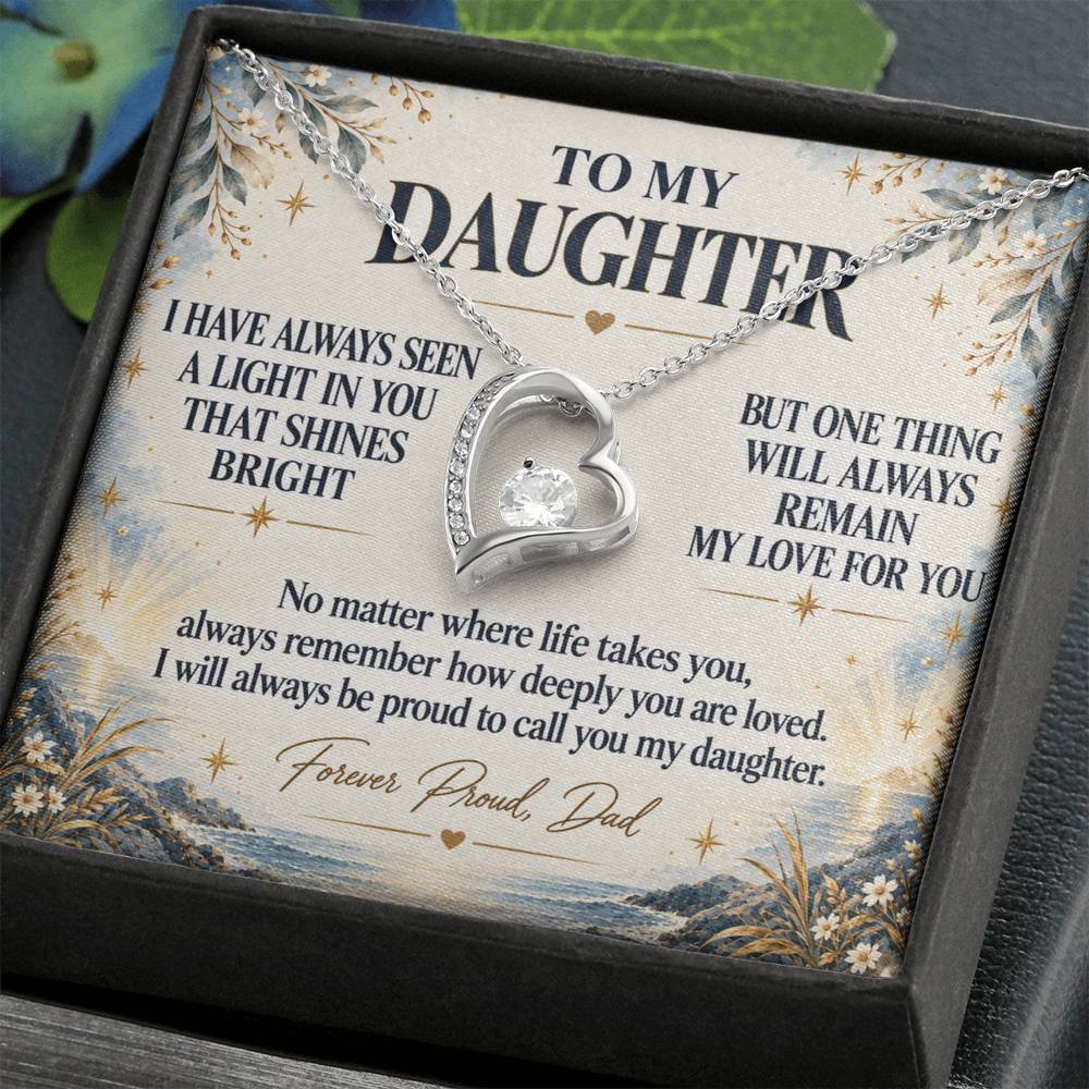 C271 - I Hope You Always See The Light In Yourself That I Have Seen Since The Beginning - Forever Love Necklace