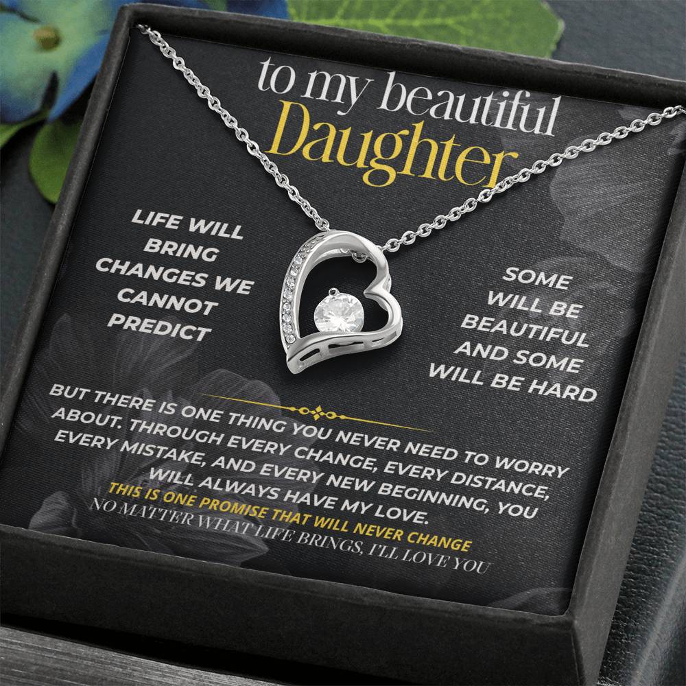S299 - No Matter What Life Brings, I’ll Love You – Forever Love Necklace From Dad