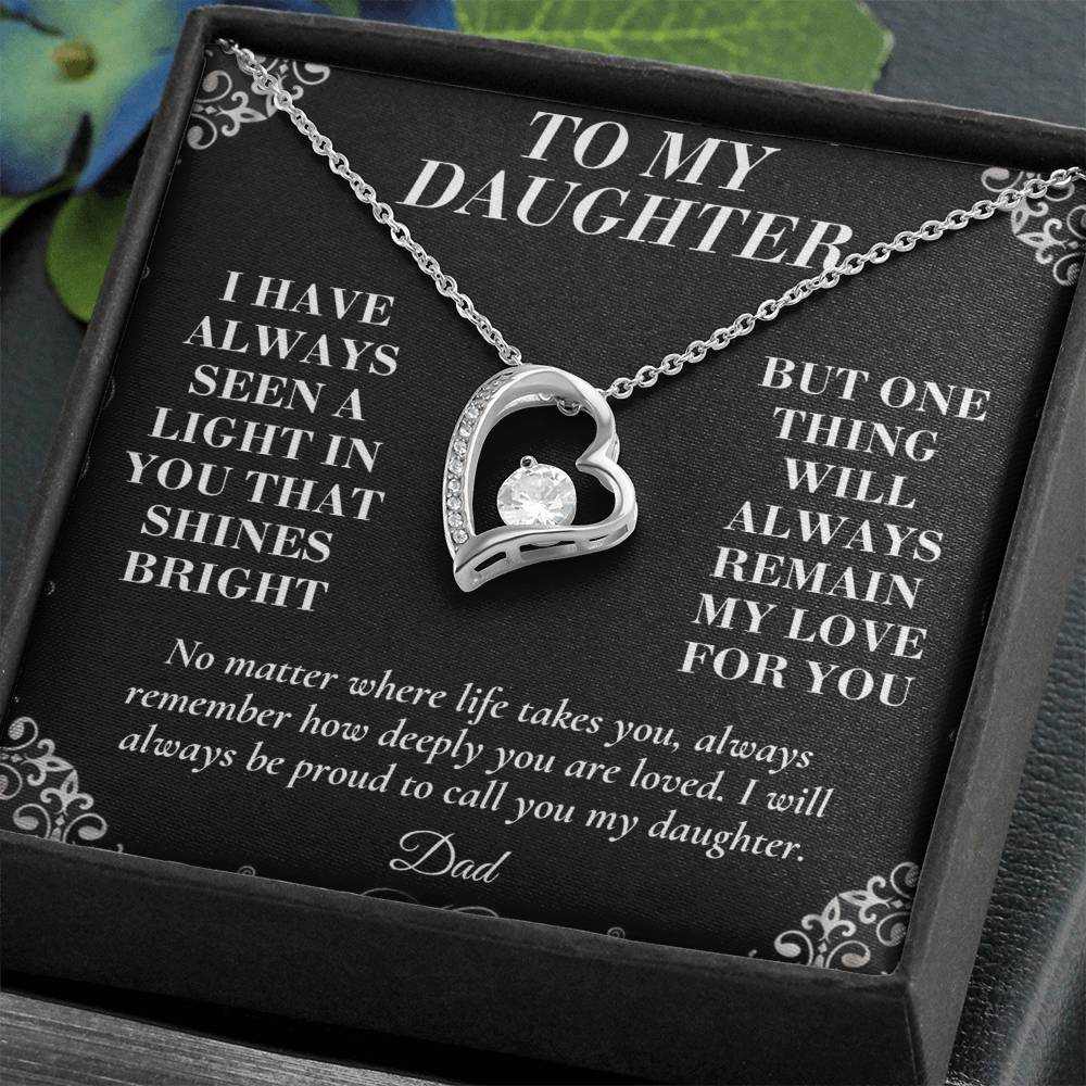 C196 - When Life Asks You To Be Strong Remember You Have Always Been Stronger Than You Know - Forever Love Necklace