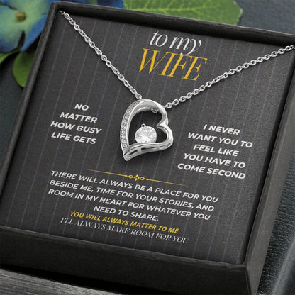 S184 - I’ll Always Make Room For You – Forever Love Necklace From Husband