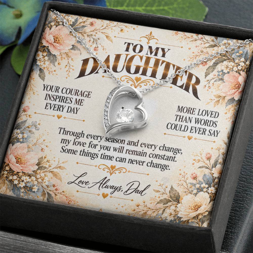 C448 - Your Story Is Only Beginning And I Will Always Be Proud To Watch You Write Every Chapter - Forever Love Necklace
