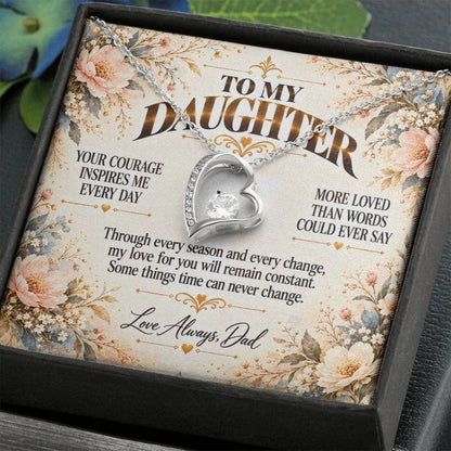 C448 - Your Story Is Only Beginning And I Will Always Be Proud To Watch You Write Every Chapter - Forever Love Necklace