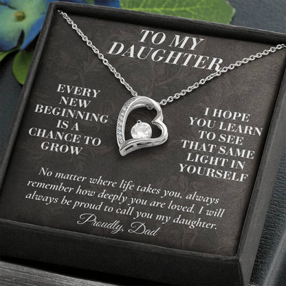 C165 - Never Doubt How Much Joy You Brought Into My Life From The Day You Arrived - Forever Love Necklace